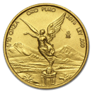 Pre-Owned Mexican Libertad 1/10oz Gold Coin - Mixed Dates