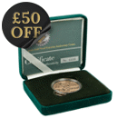 Pre-Owned 2001 UK Victorian Anniversary Crown Proof Gold Coin