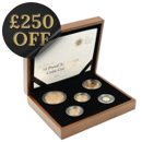 Pre-Owned 2011 UK Proof Sovereign Gold 5-Coin Collection