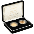 Pre-Owned 2004 and 2005 UK Full Sovereign Proof Gold 2-Coin Set