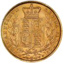 Pre-Owned UK Victorian 'Shield' Full Sovereign Gold Coin - Mixed Dates