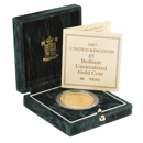 Pre-Owned UK 1987 Brilliant Uncirculated £5 Gold Coin