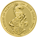 Pre-Owned 2020 UK Queen's Beasts The White Horse of Hanover 1oz Gold Coin
