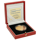 Pre-Owned 2000 UK Millennium £5 Crown Proof Gold Coin