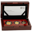 Pre-Owned 2019 UK Britannia Premium Proof Gold 3-Coin Set