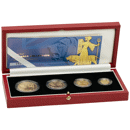 Pre-Owned 2001 UK Britannia Proof Gold 4-Coin Collection
