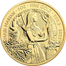 Pre-Owned 2022 UK Maid Marian Myths and Legends 1oz Gold Coin