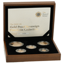 Pre-Owned UK 2010 Sovereign Proof Gold 5-Coin Set - Missing Outer Box