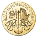 Pre-Owned Austrian Philharmonic 1/2oz Gold Coin - Mixed Dates