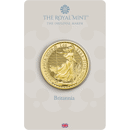 Pre-Owned 2023 UK Queen Elizabeth II Britannia 1oz Gold Coin - Carded