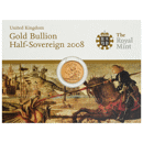Pre-Owned 2008 UK Half Sovereign Gold Coin - Carded