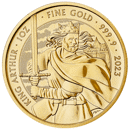 Pre-Owned 2023 UK King Arthur Myths and Legends 1oz Gold Coin