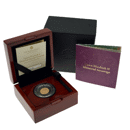 Pre-Owned 2022 UK Elizabeth II Memorial Quarter Sovereign Proof Gold Coin