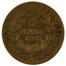 Pre-Owned French Napoleon III Wreath 5 Franc Gold Coin - Mixed Dates