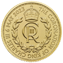 Pre-Owned 2023 UK King Charles III Coronation 1/4oz Gold Coin