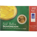 Pre-Owned 2001 UK Carded Full Sovereign Gold Coin