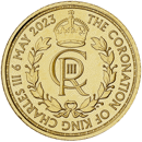 Pre-Owned 2023 UK King Charles III Coronation 1/10oz Gold Coin