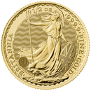 Pre-Owned UK King Charles III Britannia 1/2oz Gold Coin - Mixed Dates
