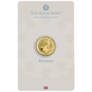 Pre-Owned 2023 UK Queen Elizabeth II Britannia 1/10oz Gold Coin - Carded