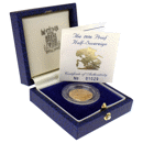 Pre-Owned 1986 UK Half Sovereign Proof Gold Coin