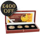 Pre-Owned 2005 UK Proof Britannia 4 Gold Coin Set