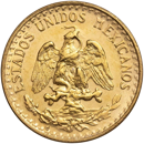 Pre-Owned Mexican 2 Peso Gold Coin - Mixed Dates