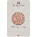 Pre-Owned 2022 UK Memorial Double Sovereign Gold Coin - Carded