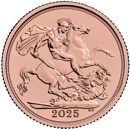 2025 UK 'Last of the Rose Gold' Full Sovereign Gold Coin