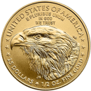Pre-Owned USA Eagle Type II 1/2oz Gold Coin - Mixed Dates