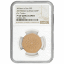 Pre-Owned 2019 UK Girl Guiding 50p Piedfort Proof Gold Coin - NGC Graded PF70 Ultra Cameo - 5878561-005