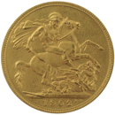 Pre-Owned 1902 UK Edward VII Full Sovereign Matte Proof Gold Coin