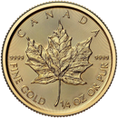 2025 Canadian Maple 1/4oz Gold Coin