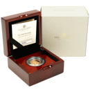 Pre-Owned UK 2025 Half Sovereign Shield Design Proof Gold Coin