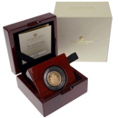 Pre-Owned UK 2025 Half Sovereign Shield Design Proof Gold Coin