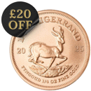 2025 South African Krugerrand 1/4oz Gold Coin