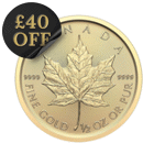 2025 Canadian Maple 1/2oz Gold Coin
