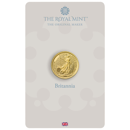 Pre-Owned UK King Charles III Britannia 1/10oz Gold Coin - Carded - Mixed Dates