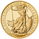 Pre-Owned UK 1990 Britannia Proof Design 1oz Gold Coin