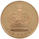 Pre-Owned 2015 UK The Longest Reigning Monarch £5 Proof Design Gold Coin
