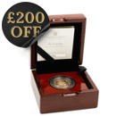 Pre-Owned UK 2025 Shield Design Full Sovereign Proof Gold Coin