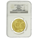 Pre-Owned 1997 Chinese Panda 'Large Date' 1oz Gold Coin - NGC Graded MS69 - 2620550-005