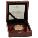 Pre-Owned 2022 UK Memorial Quintuple Sovereign Brilliant Uncirculated Gold Coin