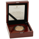 Pre-Owned 2022 UK Memorial Quintuple Sovereign Brilliant Uncirculated Gold Coin