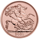 Pre-Owned 2021 Double Sovereign Proof Design Gold Coin