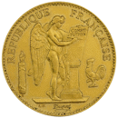 Pre-Owned 1878 French Standing Angel 100 Franc Gold Coin