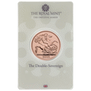Pre-Owned 2025 UK King Charles III Double Sovereign Gold Coin - Carded