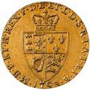 Pre-Owned 1793 George III Spade Guinea Gold Coin