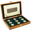 Pre-Owned Queen Elizabeth II 80th Birthday Half Sovereign Gold 9-Coin Collection