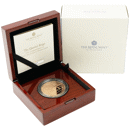 Pre-Owned 2022 UK The Queen's Reign: Commonwealth £5 Proof Gold Coin