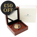 Pre-Owned 2022 UK The Queen's Reign: Commonwealth £5 Proof Gold Coin